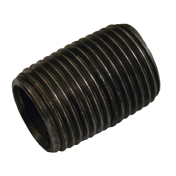 Jones Stephens 1/4in. x Close Black Pipe Nipple 30200 - main